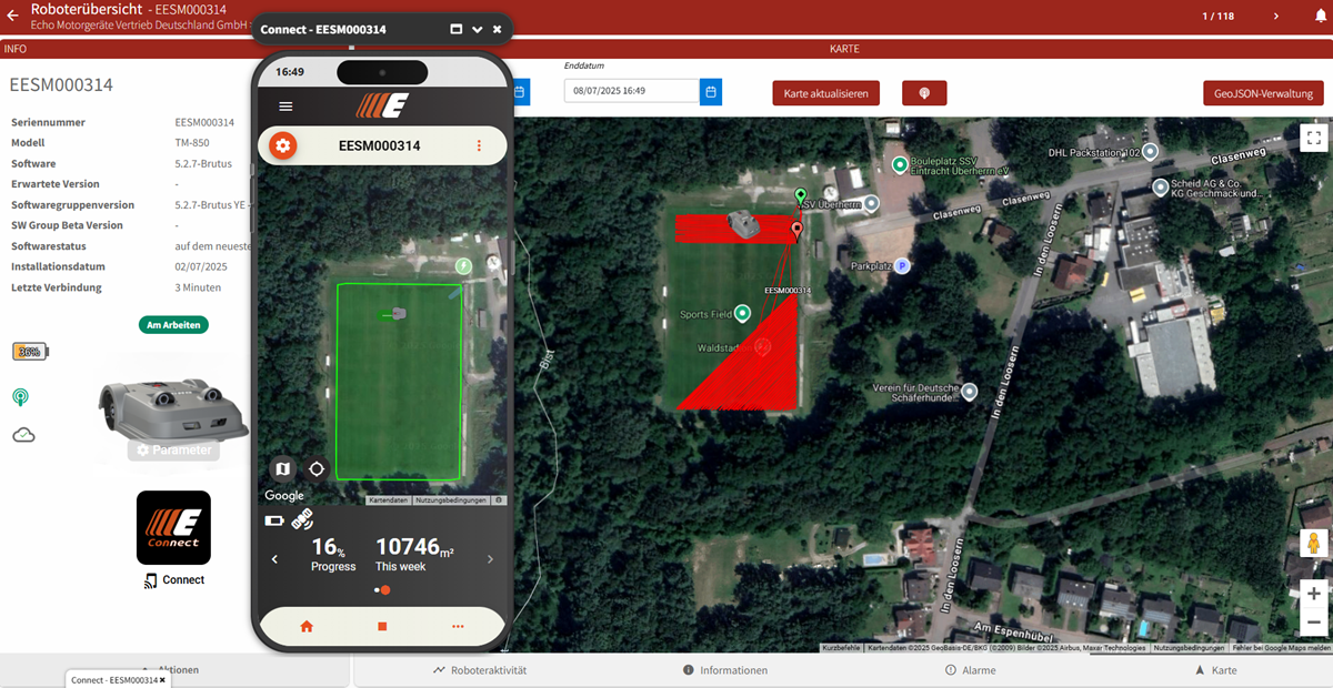 App Integration Im Webportal